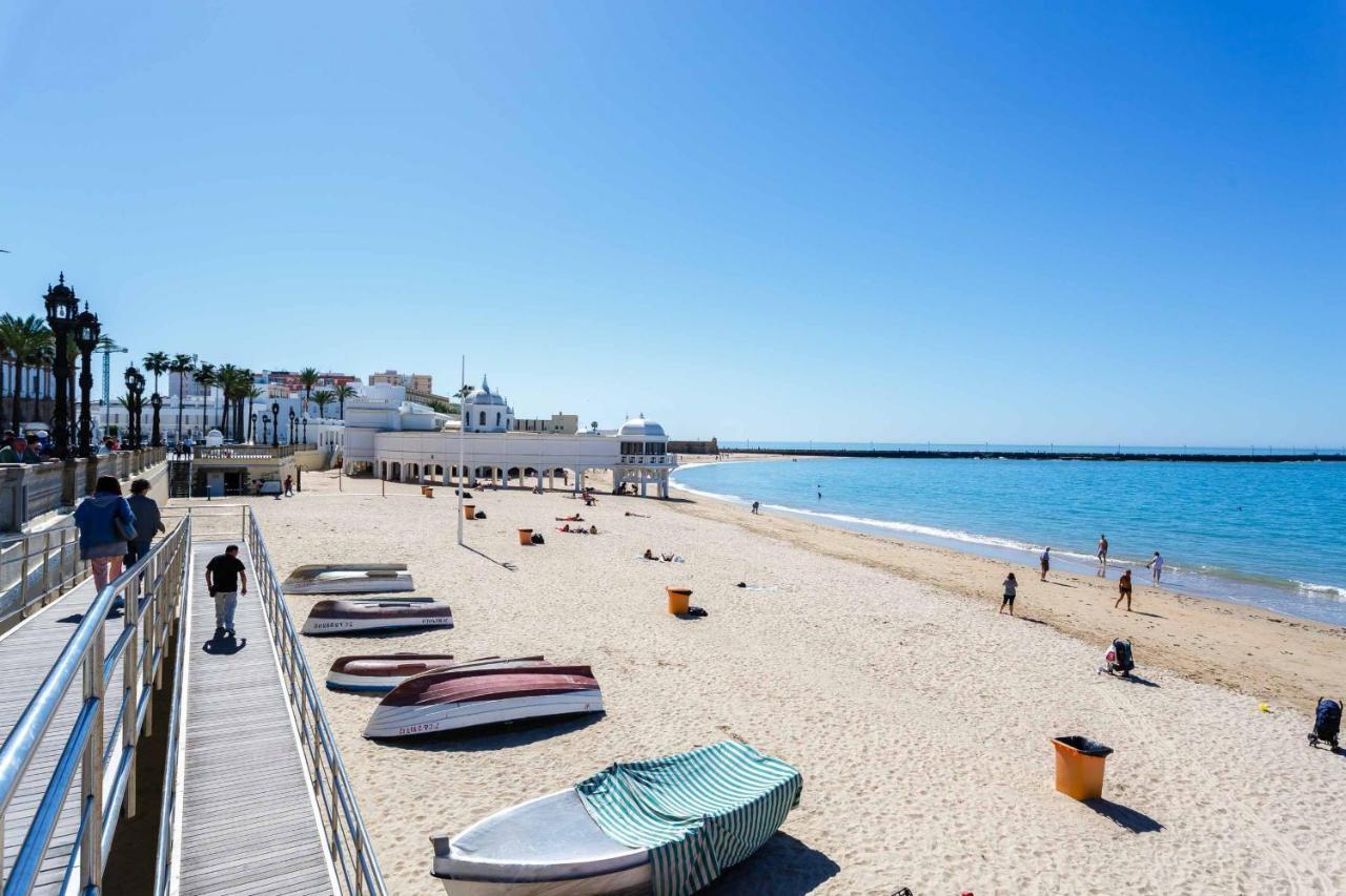 Apartamento Serafin De La Caleta Cádiz Eksteriør bilde
